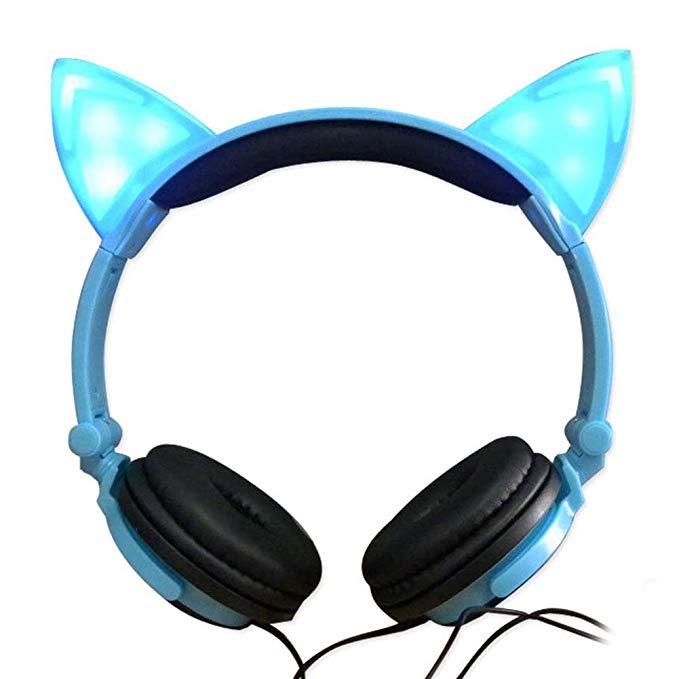 Glowing Cat Ear Headphones