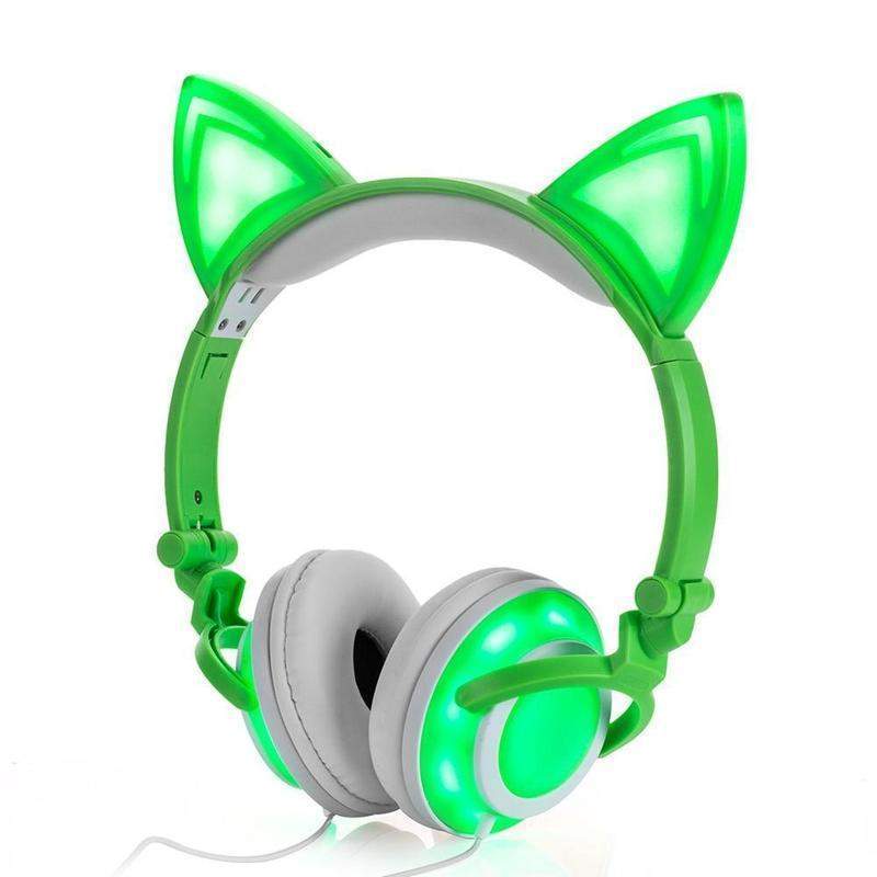 Glowing Cat Ear Headphones