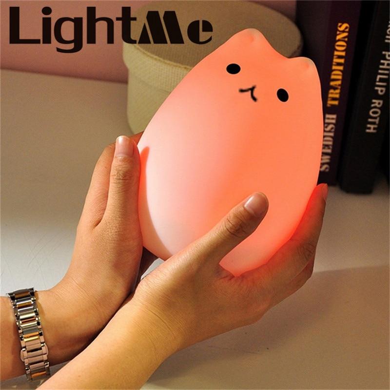 Premium 7 Colors Cat LED USB Children Animal Night Light