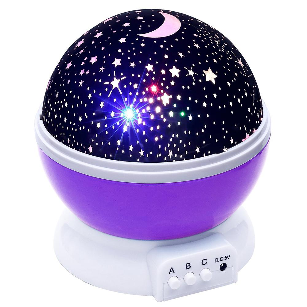 Moon Novelty Table Night Lamp Battery USB Night Light For Children