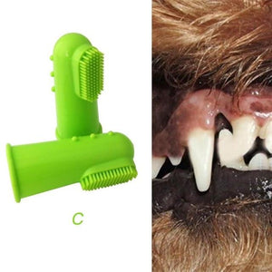 Super Soft Pet Finger Toothbrush Teddy Dog Brush