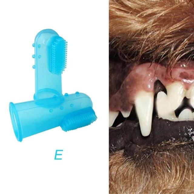 Super Soft Pet Finger Toothbrush Teddy Dog Brush