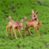 2pcs/lot Artificial Mini Sika Deer Fairy