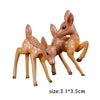 2pcs/lot Artificial Mini Sika Deer Fairy