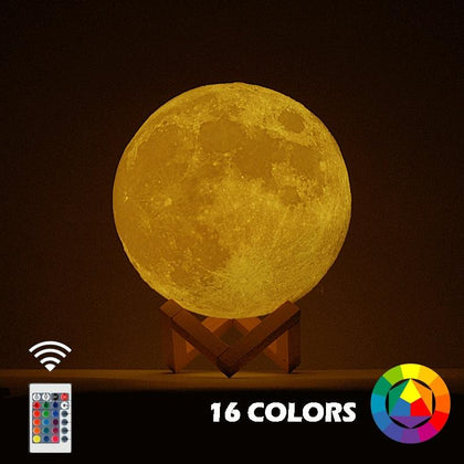 3D Print Moon Lamp