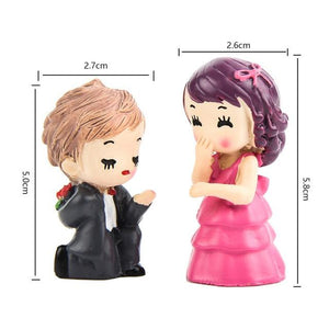 Lovers Couple Chair Figurines Miniatures