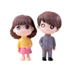 Cute Boy and Girl Lovers Kiss Wedding Dolls