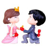 Cute Boy and Girl Lovers Kiss Wedding Dolls