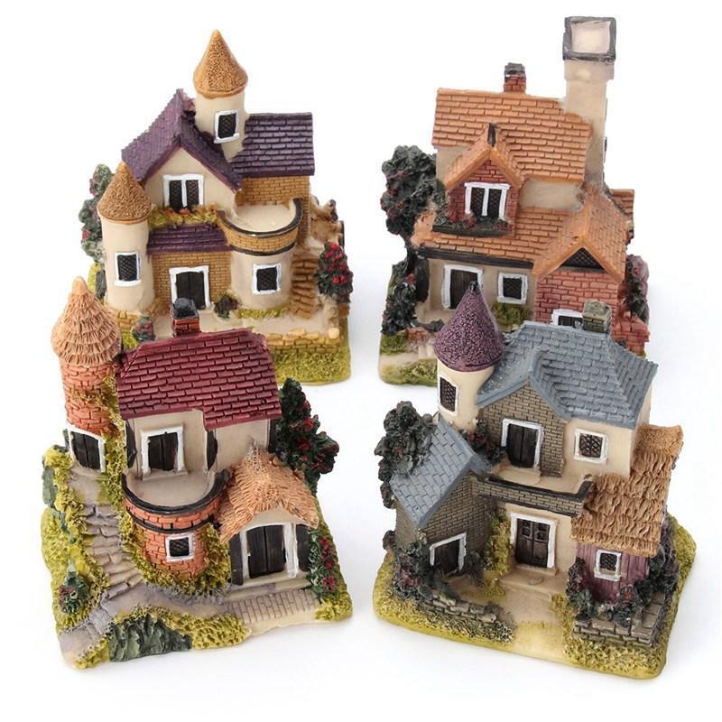 Cute Mini Resin House Miniature House