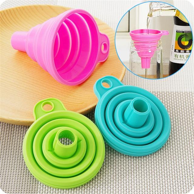 Kitchen Gadgets Candy Color Funnel