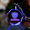 Famous or Custom Car Logo Crystal Crafts With Changing Colorful LED Light